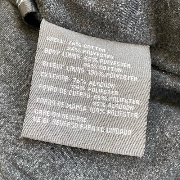 Kenneth Cole Cropped Gray Jersey Belted Jacket - Picture 8 of 13